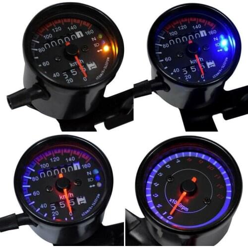 For Honda Cafe Racer Motorcycle Odometer Speedmeter Tachometer LED Speed Meter