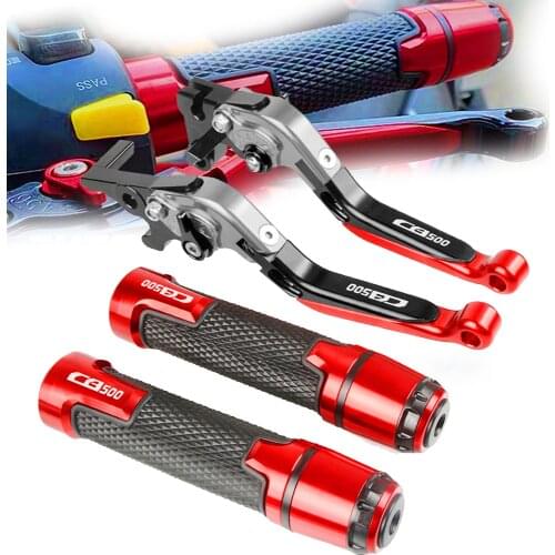 FOR HONDA CB500 1994 1995 1996 CB-500 CB 500 CB500F/X Brake Clutch Lever Extendable Adjustable Motorcycle Hand Grip Handlebar