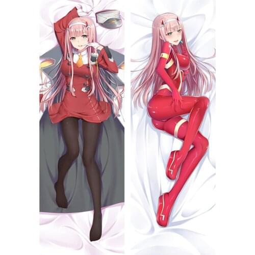 Anime DARLING in the FRANXX Zero Two Body Pillow Dakimakura Cover Girl Bedding Hugging Body Cosplay Pillowcase 3D Double-sided