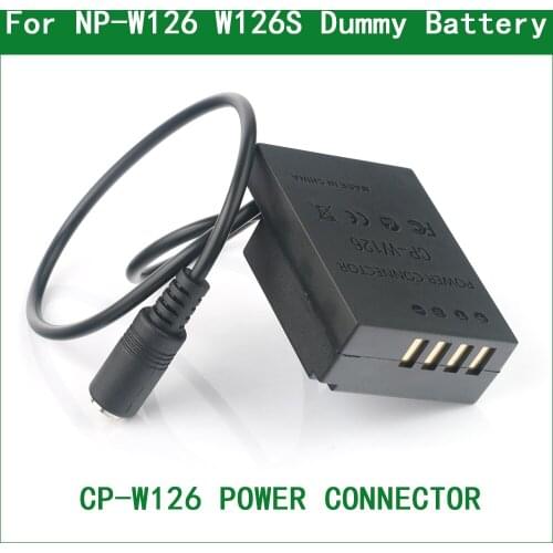 CP-W126 DC Coupler Power Connector NP-W126 W126S Dummy Battery for Fujifilm X-Pro2 X-Pro3 X-T1 X-T2 X-T3 X-T10 X-T20 X-T30