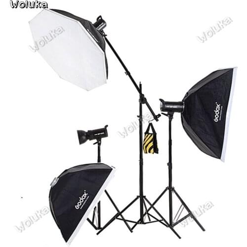 Godox Photographic lamp SK400 400W Flash studio lamp shooting lamp indoor still life photo lamp fill Light Set CD50 T03