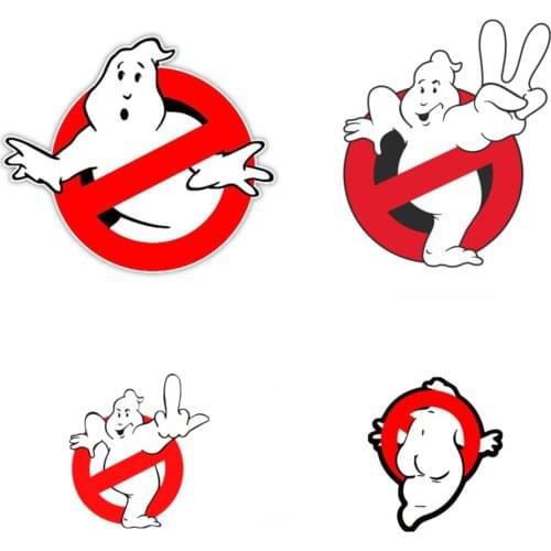 Fuzhen Boutique Decals Exterior Accessories Cute Ghostbusters Vinyl Car Stickers Funny Decal for Window Motorcycle Decorative