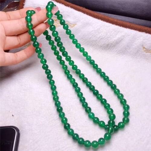 Jadery Natural Green Jade Stone Necklace 108 Bead mala Yoga Necklaces For Women Gemstone Multi-wraps Om Boho Jewelry Unisex Gift