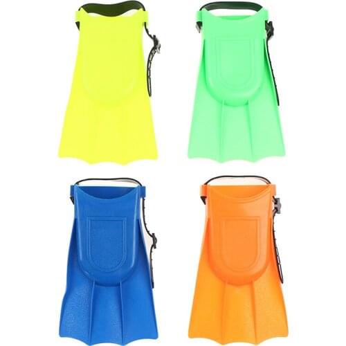 Swimming Fins Adult Snorkeling Foot Flippers Diving Fins Beginner Swimming Equipment Portable Diving Adjustable Flippers