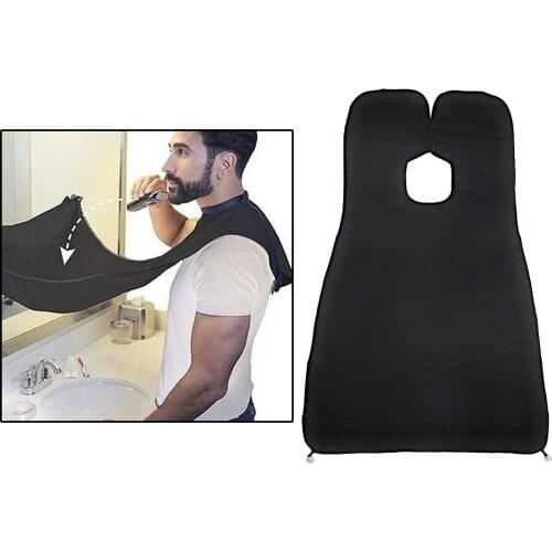 Beard Shaving Bib The Smart Way to Shave for Men Shaving & Trimming Grooming Cloth Grooming Cape Apron Catcher
