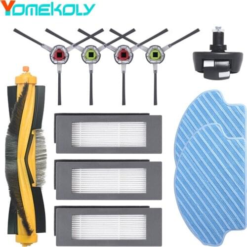 For Ecovacs DD35 DD33 DD56 Robot Vacuum Cleaner Main Brush Side Brush HEPA Filter Mop Cloth Guide Wheel Replacement Accessories