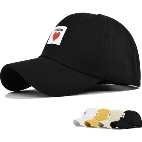 New fashion baseball cap Embroidery Letter love couple hat Brand Hip hop Gorras Vintage Hat Cap