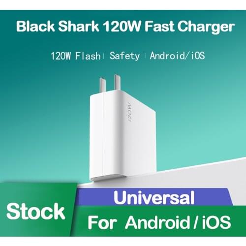 Original Black Shark 120W Ultra Fast Charger for Black Shark 4 / 4Pro for Black Shark 3 / 3 Pro / 3S for Black Shark 2 / 2 Pro