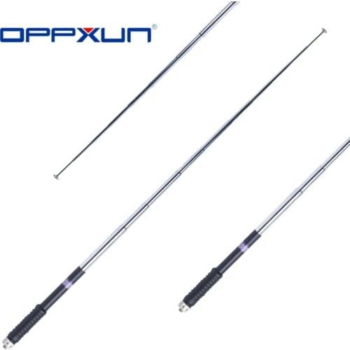 Walkie Talkie SMA Female Telescopic Gain Antenna for WouXun Kenwood Baofeng UV-5R BF-888S Two Way Radio FP10120 VHF 136-174MHz