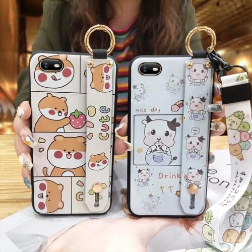 Cute Anti-knock Phone Case For OPPO A1K New Shockproof Black Case Soft Case Silicone Beautiful