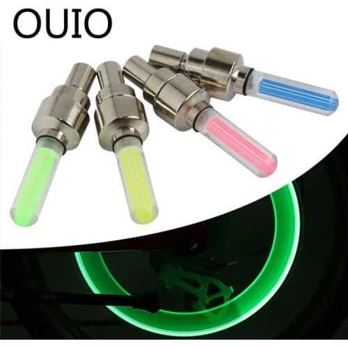 Motorcycle Automobiles Bike Car Tire Valve Cover LED For Peugeot 307 206 407 Citroen C4 C5 Honda Civic Accord CRV Lada Vesta