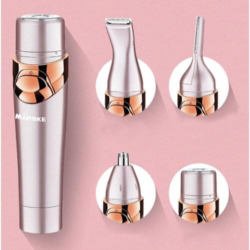 SM 4 in 1 rechargeable nose hair trimmer beard hair trimmer eyebrow trimmer hair remover nasal hair washable