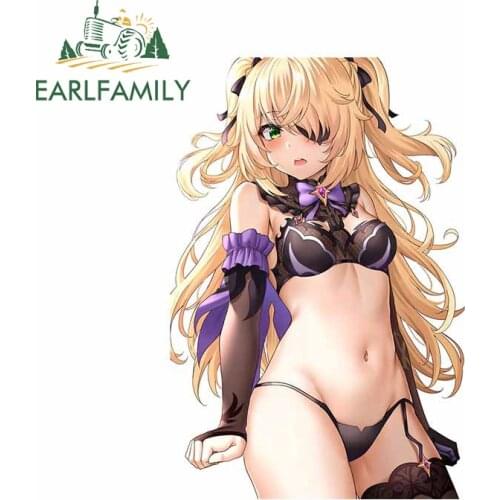 EARLFAMILY 13cm for Genshin Impact Vinyl Car Stickers Campervan Decal Fashion DIY Vinyl Material Waterproof Decoration