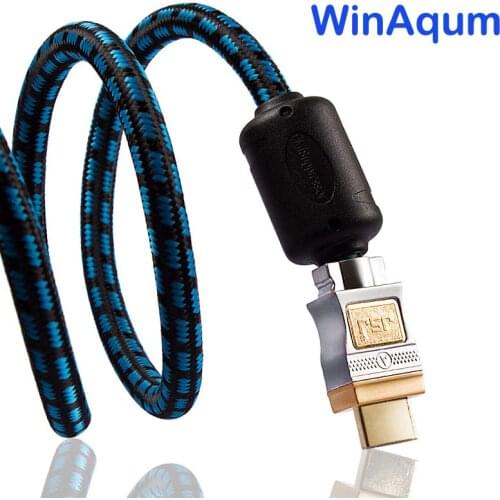 WinAqum Professional Level HDMI A Type Cable HDMI Standard M/M 4k 3D Line 1.8m 3m 5m 8m 10m 15m 20m WA-HD-6012/6013