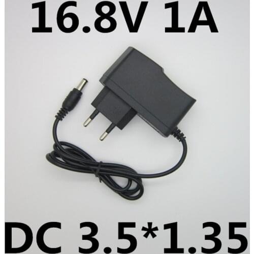 16.8V 1A 18650 Lithium Battery Charger 16.8 V Power Adapter Charger 16.8V1A Full of Lights Change DC 3.5*1.35mm free shipping