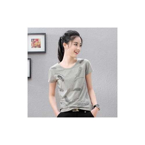 2020 Women Short Sleeve Shirt black Top Garment