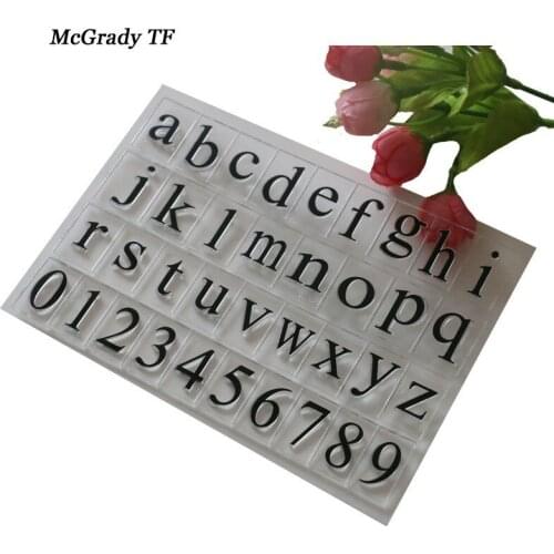 1PCS Transparent Standard Stamp Word Letter Clear Stamp For DIY Scrapbooking Photo Album Diary Decoration Supplies Stamp