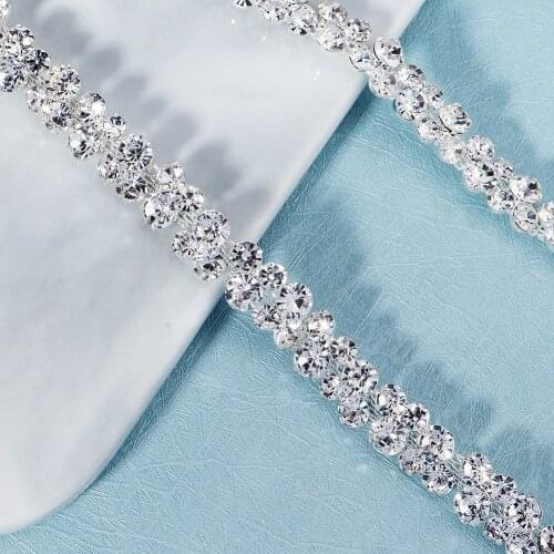2021 Rhinestone Wedding Dress Diamond Belt Bride Formal Dress Accessories Luxury All-Matching INS Recommendation