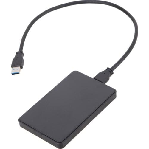 5 Gbps High Speed 2.5" USB 3.0 SATA Hd Box HDD Hard Drive External Enclosure Case Support 2TB For Windows 7/8/98/ME/XP Mac OS