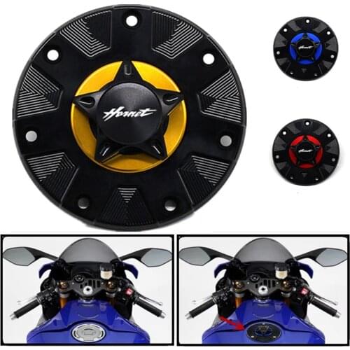 For Honda cb900f/600f Hornet CB900F HORNET CB600F HORNET CNC Aluminum Quick Release Fuel Tank Cap Motorcycle Fuel Gas Tank Cover