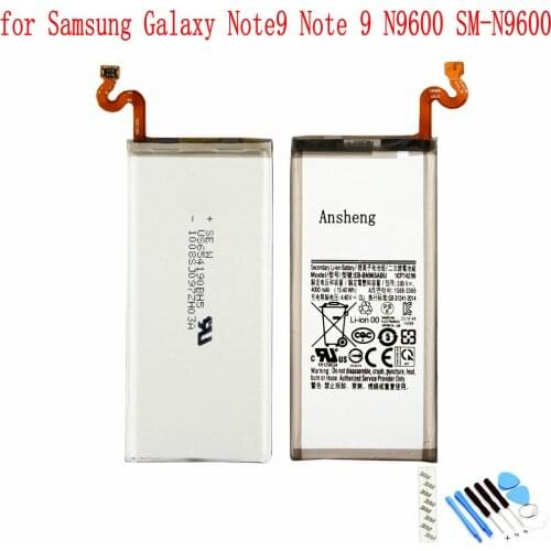 Ansheng Original EB-BN965ABU 4000mAh battery For Samsung Galaxy Note9 Note 9 N9600 SM-N9600 Mobile Phone