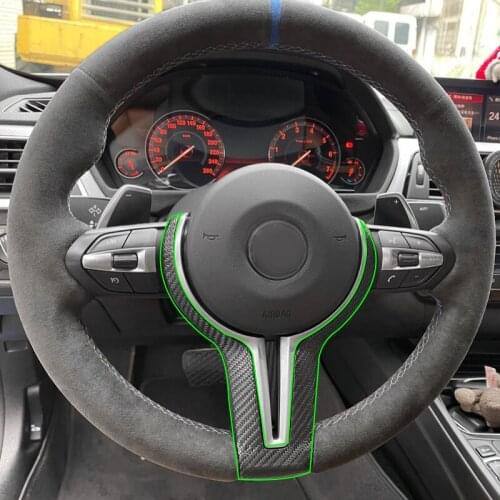 Car ABS Chrome Steering Wheel Frame Cover Sticker Trim For BMW M Sport M2 M3 M4 M6 X5M X6M F87 F80 F82 F83 F06 F12 F13 F85 F86