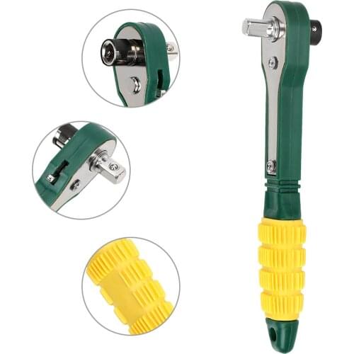 1/4 Screwdriver Rod Mini Rapid Ratchet Wrench Adjustable Practical Quick Socket Wrench Tools
