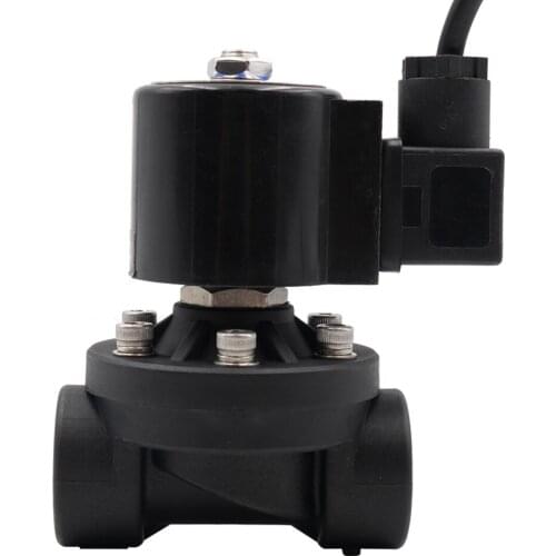 DN15 DN20 DN25 Plastic PA66 Underwater Normally Closed or Open Solenoid Valve,AC220V DC24V,Waterproof Grade IP68,G or NPT Thread