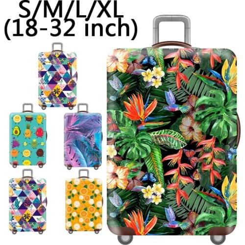 Elastic Luggage Protective Suitcase Suitcase Trolley Case Leather Case Cover 18-32 Inch Thick Wearable Wearable 3D Hot Sale