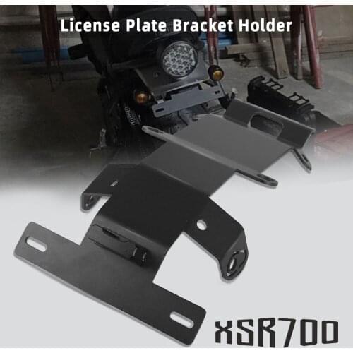 Fender Eliminator Registration Plate Bracket Holder License Plate Led Light For Yamaha XSR700 2015 2016 2017 2018 2019 2020 2021