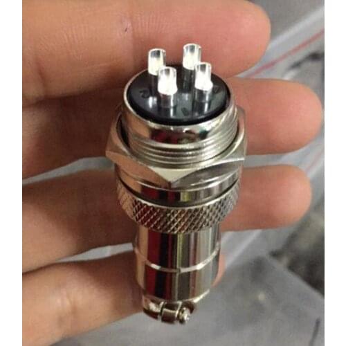 GX20 4 pins M19 aviation panel connector female plug male socket interface