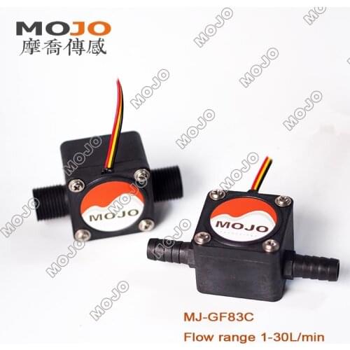 MJ-GF83C G3/8'' Barbed Type Over Gear Type Fuel Flow Sensor 1-30L/min