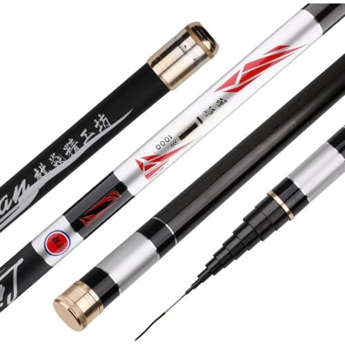 Power Hand Rod Super Light Hard 8-15m Telescopic Fishing Stick Carbon Fiber Taiwan Wedkarstwo Olta for Carp Angeln Spinning Pole
