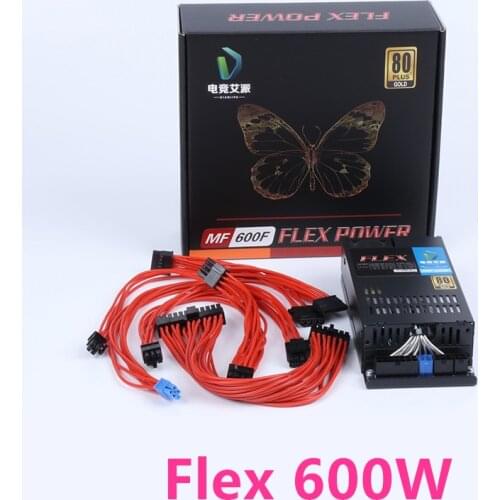 New PSU For Dianjipa 80plus gold Flex Itx Small 1U K39 600W Power Supply MF 600F