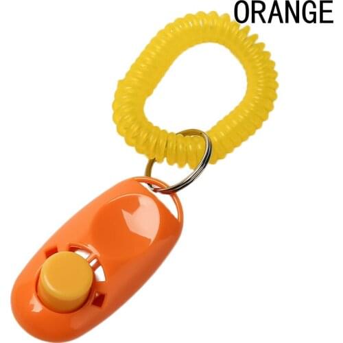 New Style 1 Pcs Mini Dog Pet Click Clicker Training Trainer Aid Guide