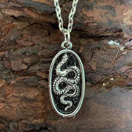 Snake Pendant Our oboros Pendant Wicca Snake Pendant Snake Charm Gothic Jewelry Snake Jewelry