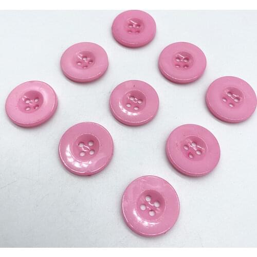 10--20mm Four Eyes Wide Edge Resin Button Shirt Button Children Hand Painted Color DIY Flower Material Wide Edge # 13
