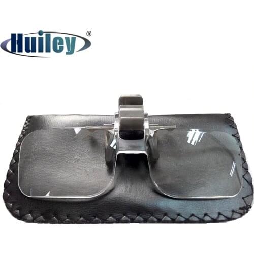 Light-weight Glasses Style Magnifier 2x Pmma Acrylic Glasses Magnifying Glass with Clip Loupe for Needlework Crafts Map Reading