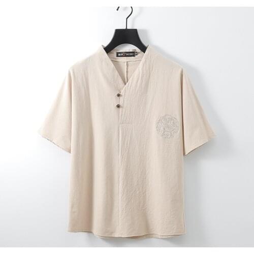 UETEEY Mens Linen Shirts