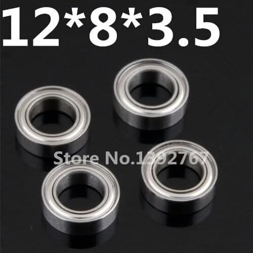 WLtoys Steel Parts A949-36 12*8*3.5mm Ball Bearings Upgrade Parts for 1/16 1/18 RC Cars A949 A959 A969 A979 HSP 58042 86683