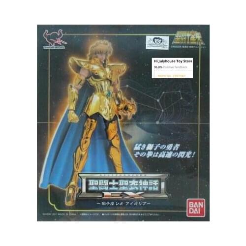 BANDAI japan Model toys Saint Seiya Cloth Myth Gold Ex2.0 Leo aiolia action Figure toy Great Collection