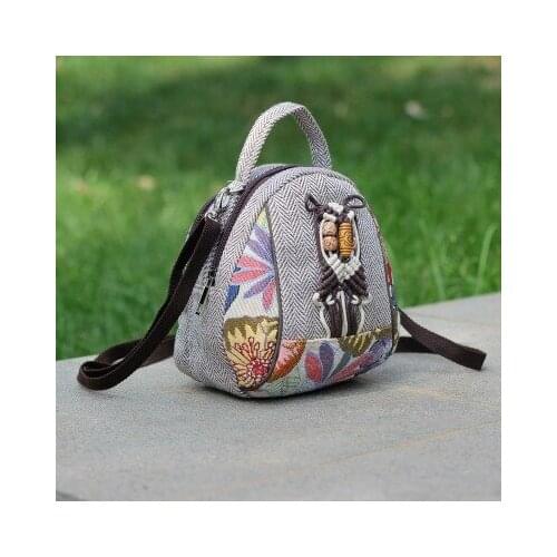 Fashion national straing appliques women shopping mini handbags!Hot floral embossing lady shoulder&Crossbody bag Top canvas bags