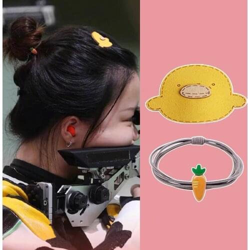 Lucky Girls Cartoon Yellow Duck Hairpins for Girls Barrette Lovely Hair Clips Carrot Scrunchies Ponytail Holder Hair Accessories