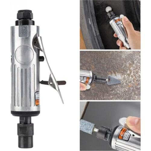 16Pcs 1/4 Air Die Grinder Pneumatic Grinding Tool Air Grinder Polishing Engraving Kit Car Accessories