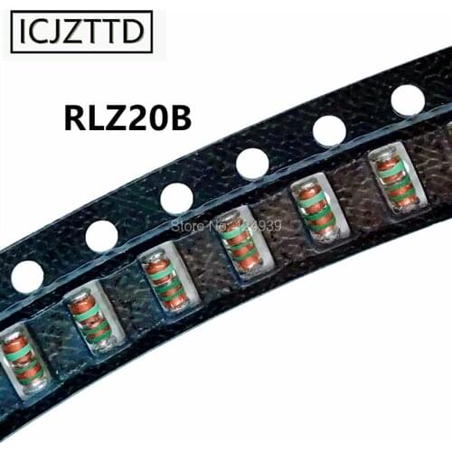 2500PCS LL34 0.5W 500mW RLZ20B 20V RLZ22B 22V RLZ24B 24V RLZ27B 27V RLZ30B 30V RLZ33B 33V RLZ36B 36V RLZ39B 39V Zener diode