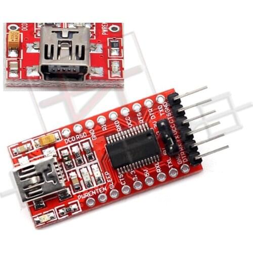 FT232RL USB to TTL adapter module 3,3V 5V - Modulo convertitore seriale per Arduino