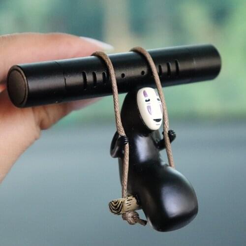 Spirited Away anime action figure prefect quality no face man totoro car decoration aromatherapy toys gifts