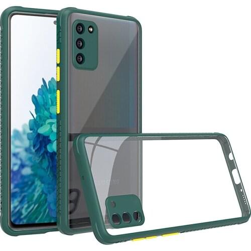 For Samsung Galaxy S20 Plus S20Ultra Case Hard Transparent Shockproof protect Back Cover Case For samsung s10 plus S20 FE Lite