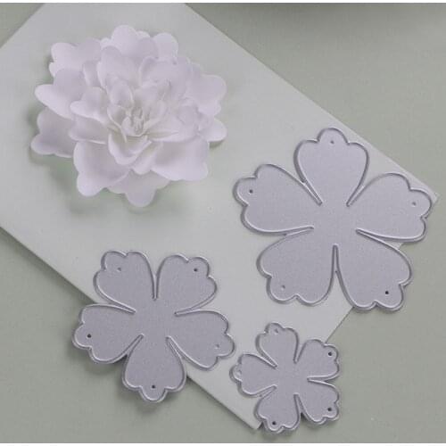 DUOFEN METAL CUTTING DIES flowers blooms petals embossing stencil DIY Scrapbook Paper Album 2018 new