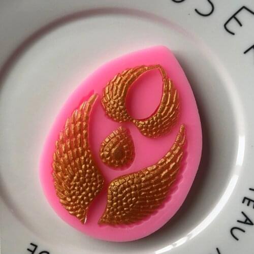 Two Pairs of Wings Silicone Mold Mobile Phone Epoxy Mold XGY-65